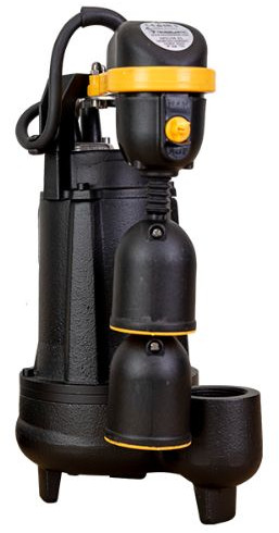 Dompelpomp Vortex - KIN pumps BKL 1.0 M/VV - Avec afvalwater vlotter - fonte - 230 volt (Max. capaciteit 8,1m³/h)