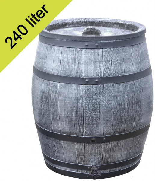 Roto regenton 240 liter gris