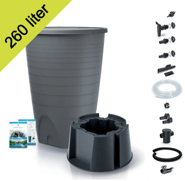 Garantia Regenton Peruno Set voet+vul gris