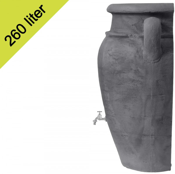 Garantia Regenton Antique amphora 260 ltr Antraciet