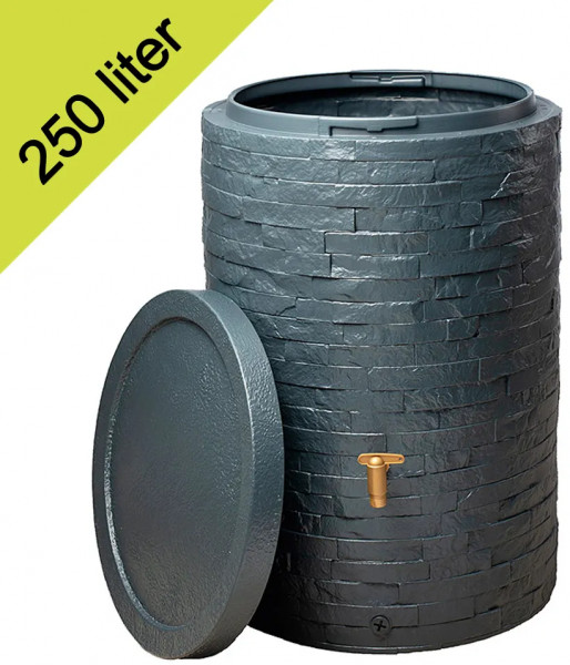 Garantia Regenton ARONDO 250 liter antraciet