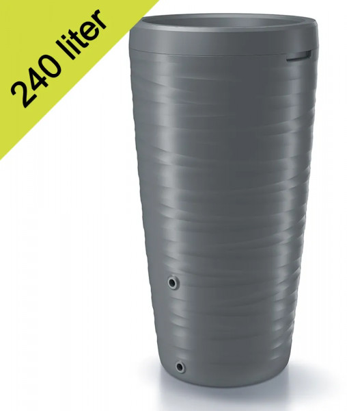 Maze regenton 2in1 240 liter grijs 