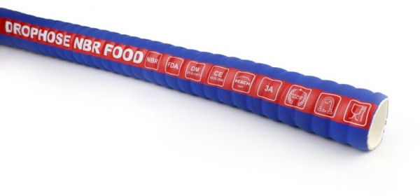 Zuivelslang - Levensmiddelenslang - NBR - FDA - 32x44mm (Per Rol 40m)