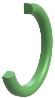 Zuivelafdichtring - Melkring -  DIN 11851 Standaard DN10 - VITON - FPM - Groen