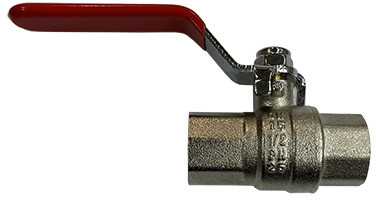 Afsluitkraan / Kogelkraan Messing lange draad - 3/4" - binnendraad