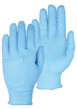 Werkhandschoenen Nitrile Pro - Single Use - Bleu - Maat 9/L