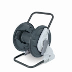 Schlauchwagen - Stahl verzinkt - geeignet für 50m 1/2" oder 25m 3/4" Schlauch - inkl. Anschlussstücke