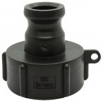 IBC-Adapter S60x6 - Edelstahl 316 - Adapter auf Camlock Vaterteil 2"