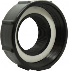 IBC adaptateur - filetage femelle x réducteur filetage femelle - S60x6 x 1/2" - Plastique