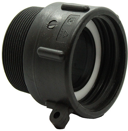 IBC adaptateur réduction naar filetage mâle - IBC filetage femelle x filetage mâle BSP - S60x6 x 2”