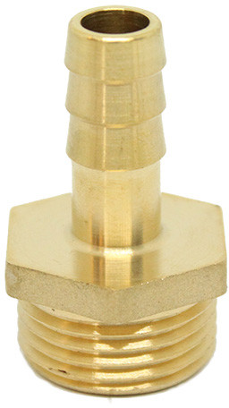 Laiton embout de tuyau - 10mm x 1/2” - filetage mâle