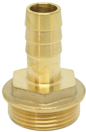 Laiton embout de tuyau - 13mm x 3/4” - filetage mâle
