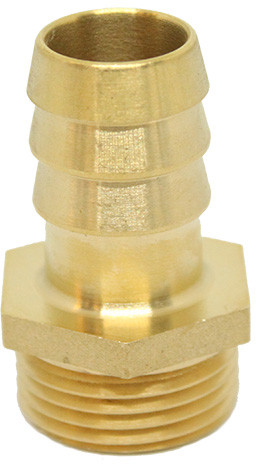 Laiton embout de tuyau - 16mm x 1/2” - filetage mâle
