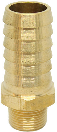 Laiton embout de tuyau - 19mm x 3/8” - filetage mâle