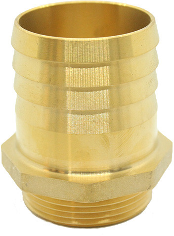 Laiton embout de tuyau - 50mm x 1-1/2” - filetage mâle
