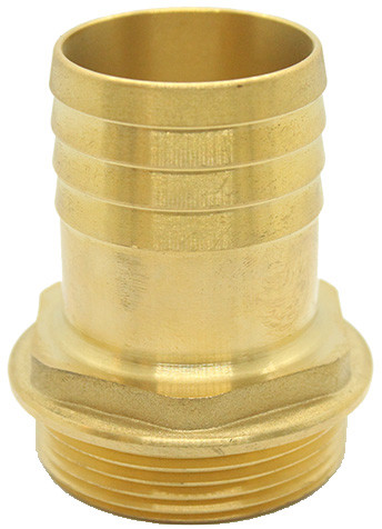Messing slangtule - 39mm x 1�"" - buitendraad afbeelding