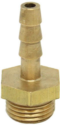 Laiton embout de tuyau - 6mm x 1/4” - filetage mâle