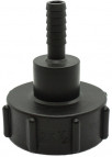 IBC Adaptateur avec tube de sortie - S60x6 - Blanc