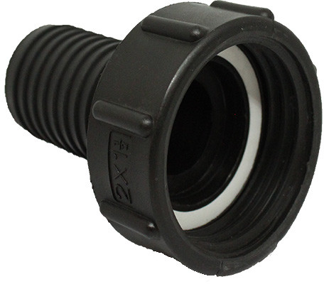 IBC adaptateur naar embout de tuyau - filetage femelle x embout - S60x6 x 38mm