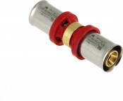 Uponor S-Press Plus schroef coude 90° - Geberit - filetage femelle x pers - 1/2" x 16mm - Smart Aqua - laiton - Kiwa