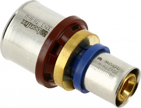 Bonfix Perskoppeling - 2x Alu-pers - Droit raccord de réduction - 32 x 20mm