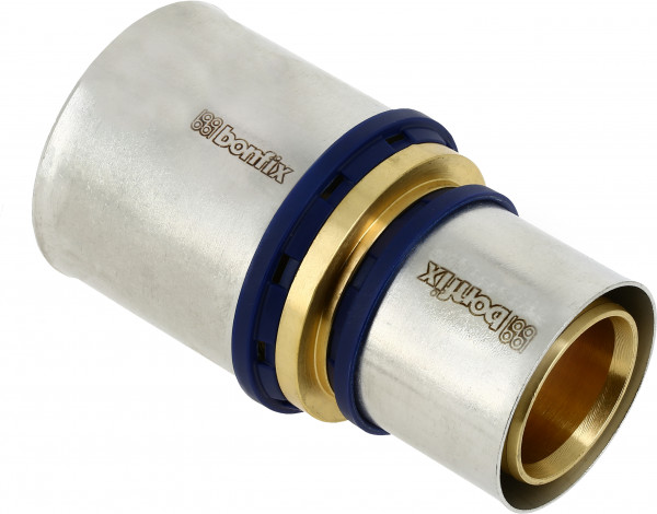 Bonfix Perskoppeling - 2x Alu-pers - Rechte verloopkoppeling - 40 x 26mm