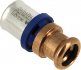 Brass hose tail - 10mm x 1/2" - male thread