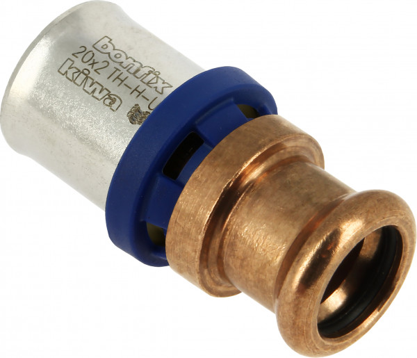 Bonfix Perskoppeling - 1x Alu-pers 1x M-press - Droit raccord - 20 x 22mm
