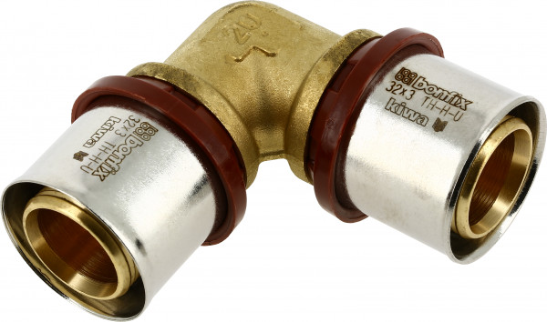 Bonfix Perskoppeling - 2x Alu-pers - Raccord coudé - 32 x 32mm