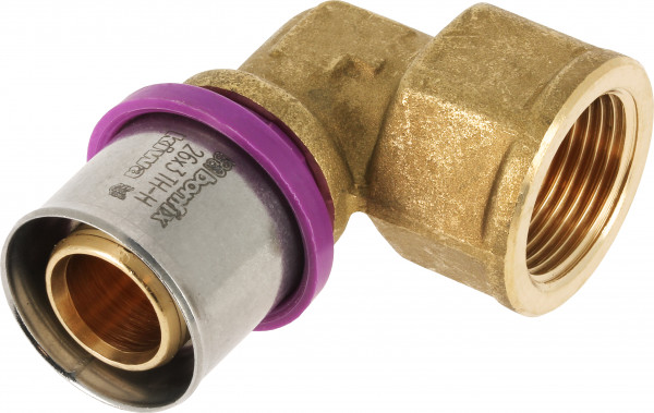 Bonfix Perskoppeling - 1x Alu-pers 1x Filetage femelle - Raccord coudé - 1” x 26mm