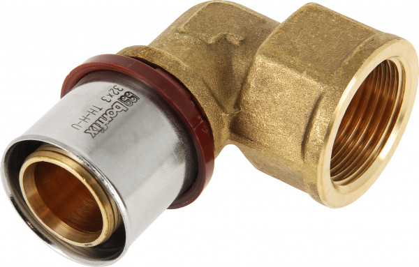 Bonfix Perskoppeling - 1x Alu-pers 1x Filetage femelle - Raccord coudé - 1” x 32mm