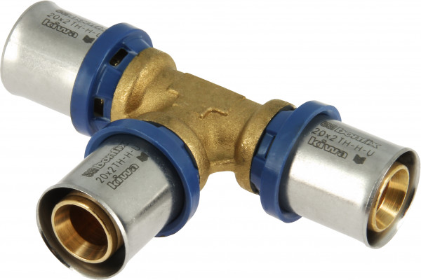 Bonfix Perskoppeling - 3x Alu-pers - T-raccord - 20 x 20 x 20mm