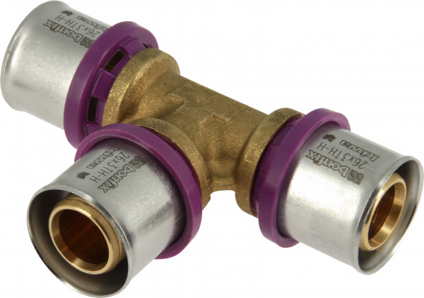 Bonfix Perskoppeling - 3x Alu-pers - T-raccord - 26 x 26 x 26mm