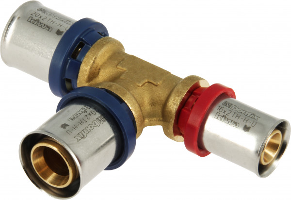 Bonfix Perskoppeling - 3x Alu-pers - T-raccord - réducteur - 20 x 20 x 16mm