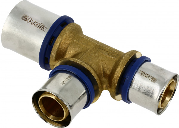 Bonfix Perskoppeling - 3x Alu-pers - T-raccord - réducteur - 40 x 32 x 32mm