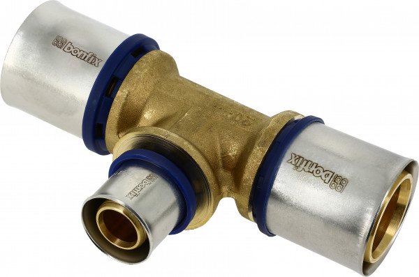 Bonfix Perskoppeling - 3x Alu-pers - T-koppeling - verlopend - 63 x 50 x 63mm