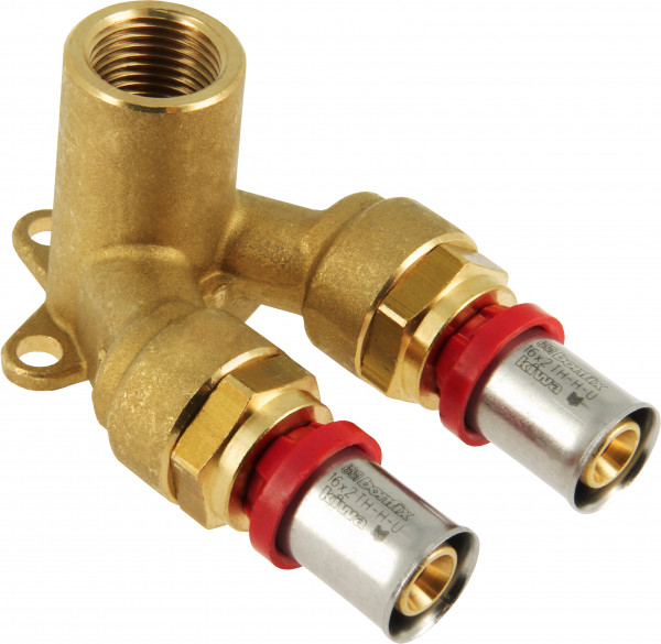 Bonfix Perskoppeling - 2x Alu-pers 1x Binnendraad - Doorstroom muurplaat