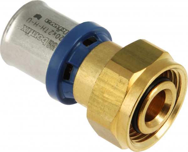 Bonfix Perskoppeling - 2x Alu-pers 1x Euroconus - 2-delige raccord - 3/4” x 20mm