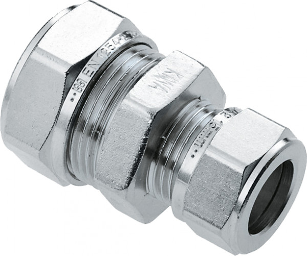 Bonfix raccord à sertir - Overschuifkoppeling - 15mm x 10mm - Vertint Laiton