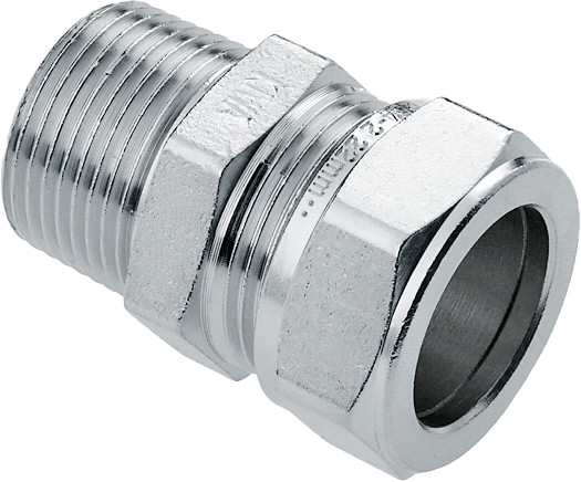 Bonfix raccord à sertir - Embout pointu - 1/2” x 15mm - Vertint Laiton