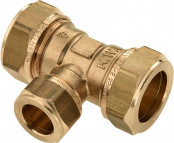 Bonfix Messing Lötfitting T-Stück - Reduzierend 35 x 22 x 35 - 3 x Kapillar