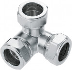 Bonfix raccord à sertir - Knelmoer - 12mm - Vertint Laiton