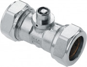 Bonfix Klemmverschraubung - Reduzierbogen - 22mm x 15mm - Messing