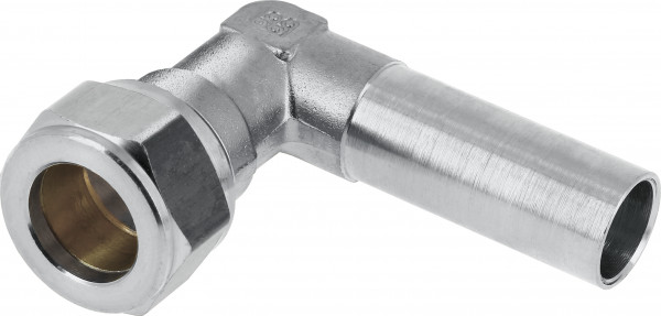 Bonfix raccord à sertir - Inschuifkniekoppeling - 22mm x 22u - Vertint Laiton