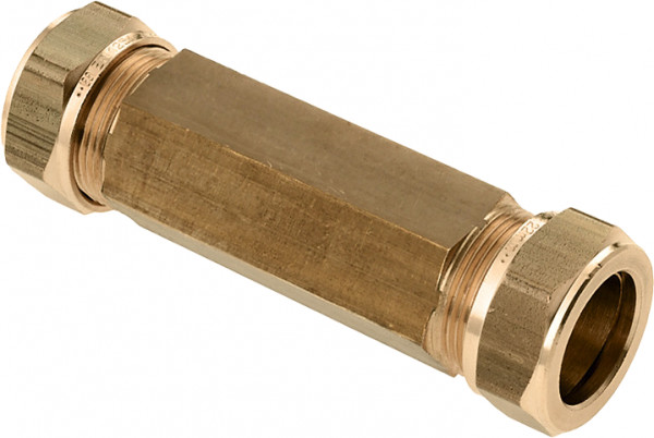 Bonfix raccord à sertir - Reparatiekoppeling - 15mm x 15mm - Laiton