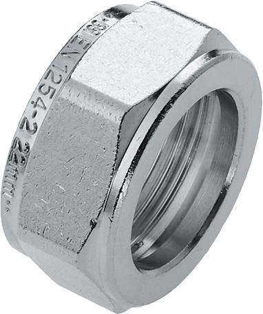 Bonfix raccord à sertir - Knelmoer - 12mm - Vertint Laiton