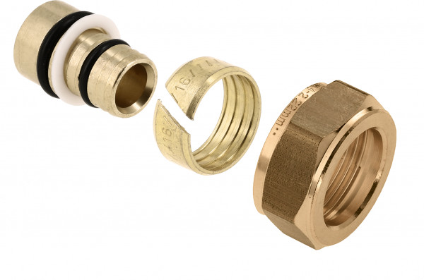 Bonfix Perskoppeling - Alu-pers - Knelset pour ALU-PEX (Multilayer) - 3/4” x 16mm