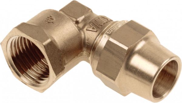 Raccord à sertir BELGAS - Raccord coudé - 1/2” x 12mm - Filetage femelle x Knel