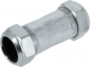 Raccord à compression en acier galvanisé Bonfix - Raccord en T - Conique 109 - 3 x compression - 22 mm x 15 mm x 15 mm