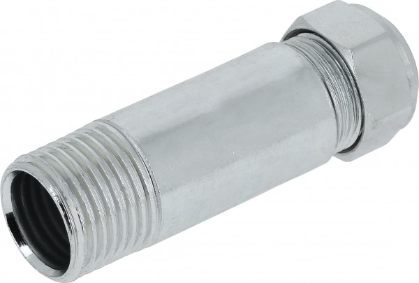 Bonfix Staalverzinkte raccord à sertir - Radiatorkoppeling recht 102 - filetage mâle x knel - 1/2” x 15mm